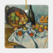 Ornement En Céramique Paul Cezanne - Le panier de pommes (Dos)