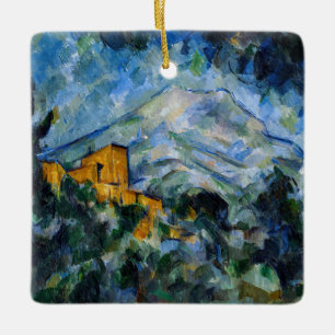 Ornement En Céramique Paul Cezanne - Mont Saint-Victoire & Château Noir