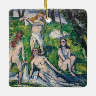 Ornement En Céramique Paul Cezanne - Quatre Bathers
