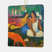 Ornement En Céramique Paul Gauguin - Arearea / Le Chien Rouge (Gauche)