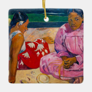 Ornement En Céramique Paul Gauguin - Femmes de Tahiti sur la plage