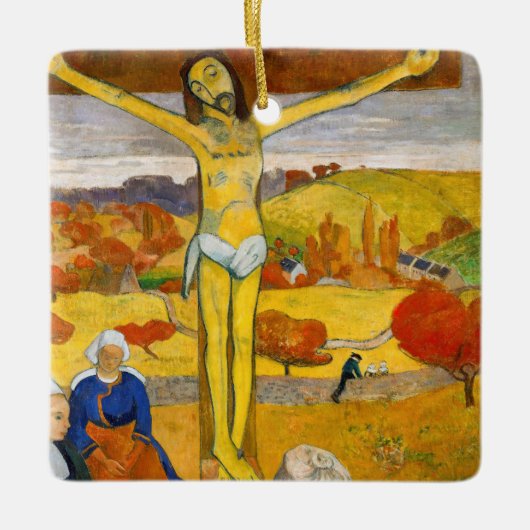 Ornement En Céramique Paul Gauguin - Le Christ Jaune (Devant)