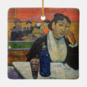 Ornement En Céramique Paul Gauguin - Le Night Café, Arles (Dos)