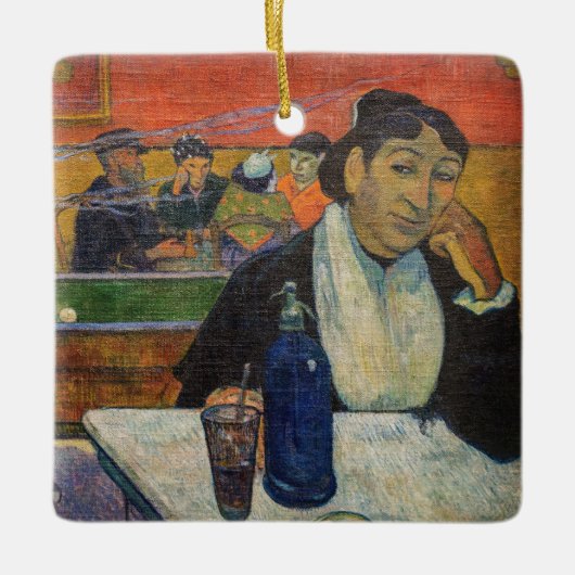 Ornement En Céramique Paul Gauguin - Le Night Café, Arles (Devant)