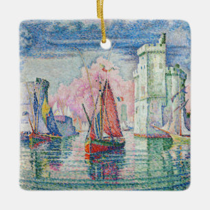 Ornement En Céramique Paul Signac - Entrée du port de La Rochelle