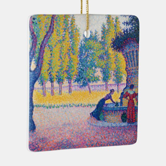 Ornement En Céramique Paul Signac - Fontaine des Lices, Saint-Tropez (Droite)