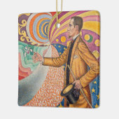 Ornement En Céramique Paul Signac - Portrait de M Felix Feneon, Opus 217 (Gauche)