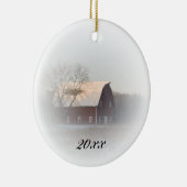 Ornement En Céramique Pays Noël Red Grange Dat (Droite)