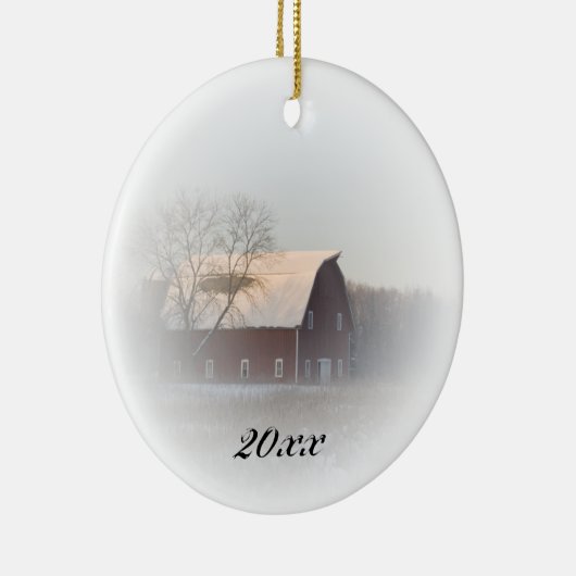 Ornement En Céramique Pays Noël Red Grange Dat (Droite)