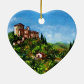 ORNEMENT EN CÉRAMIQUE PAYSAGE TOSCANE 3 (Dos)