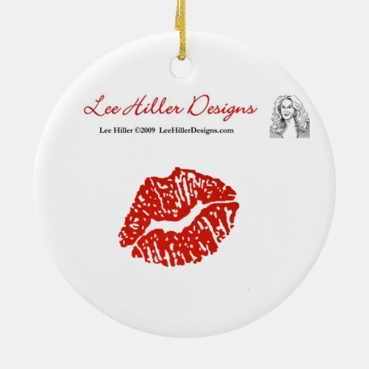 Ornement En Céramique Peacock Feathers (Dos)