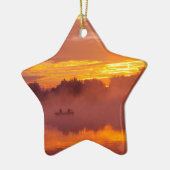 Ornement En Céramique Pêche allée (Gauche)