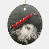 Ornement En Céramique Pêche de glace (Gauche)