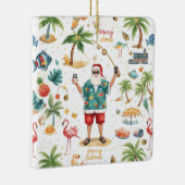 Ornement En Céramique Pêche thème de Noël (Droite)