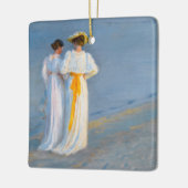 Ornement En Céramique Peder Severin Kroyer - Anna Ancher & Marie Kroyer (Gauche)