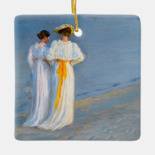 Ornement En Céramique Peder Severin Kroyer - Anna Ancher & Marie Kroyer (Devant)