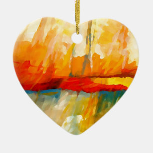 Ornement En Céramique Peinture Abstraite moderne