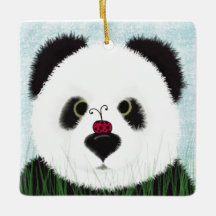 Peinture adorable à l'ours de panda