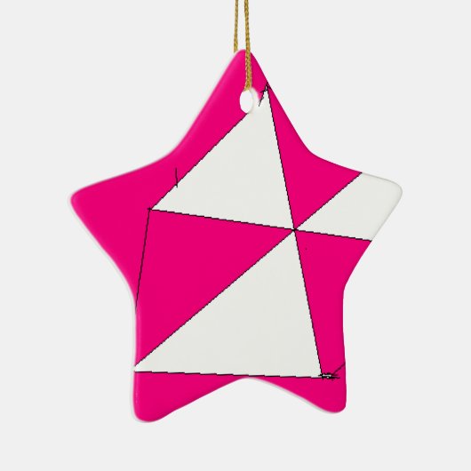 Ornement En Céramique Peinture numérique rose blanc, Art pour enfants (Droite)