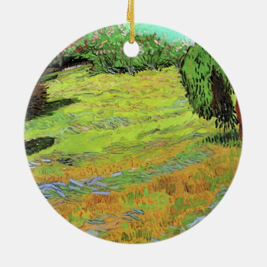 Ornement En Céramique Pelouse ensoleillée dans un parc public par Vincen (Dos)