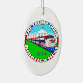 Ornement En Céramique Penny Amérique d'atout d'abord (Droite)