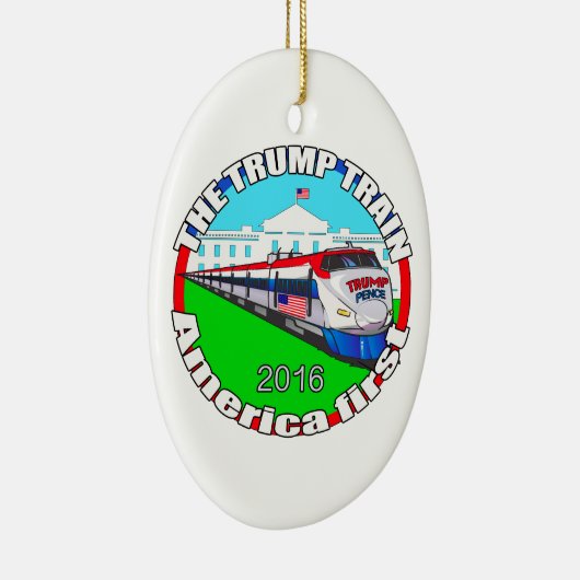 Ornement En Céramique Penny Amérique d'atout d'abord (Droite)