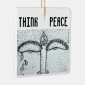 Ornement En Céramique Penser la paix (Droite)