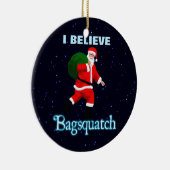 Ornement En Céramique Père Noël - Bagsquatch (Droite)