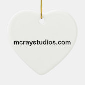 Ornement En Céramique "Père Noël bariolé " (Dos)