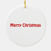 Ornement En Céramique Père Noël et Reindeer à Las Vegas (Dos)