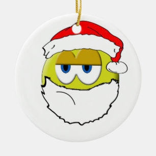 Ornement En Céramique Père Noël grincheux