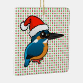 Ornement En Céramique Père Noël Kingfisher (Droite)