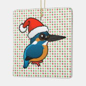 Ornement En Céramique Père Noël Kingfisher (Gauche)