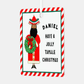 Ornement en céramique Père Noël mexicain (Avant gauche)