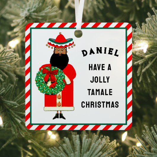 Ornement en céramique Père Noël mexicain (Insitu)