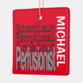 Ornement En Céramique Perfusionist Extraordinaire CUSTOM (Gauche)