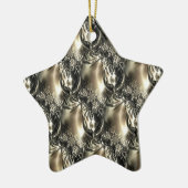 Ornement En Céramique Perles dorées (Gauche)