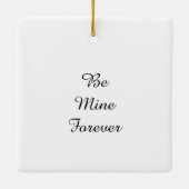 Ornement En Céramique Personalized Ornament with Letter (Dos)