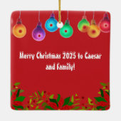 Ornement En Céramique Personalized Pet (Dos)