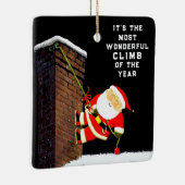 Ornement En Céramique personalized rock climbing gift (Droite)