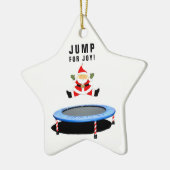 Ornement En Céramique personalized trampoline christmas (Gauche)