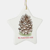 Ornement En Céramique Personnalisé (Droite)