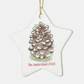 Ornement En Céramique Personnalisé (Gauche)