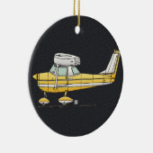 Ornement En Céramique Petit avion mignon (Droite)