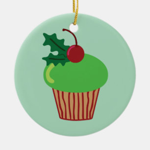 Ornement En Céramique Petit gâteau de Noël
