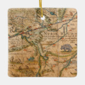 Ornement En Céramique Petit groupe de l'Afrique d'un globe (Devant)