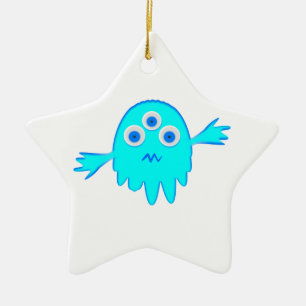Ornement En Céramique Petit monstre radioactif