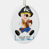 Ornement En Céramique Petit pirate mignon (Droite)