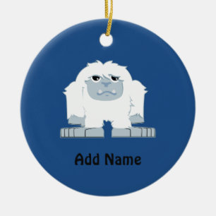 Ornement En Céramique Petit Yeti mignon