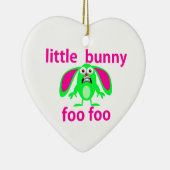 ORNEMENT EN CÉRAMIQUE PEU DE LAPIN FOO FOO (Droite)